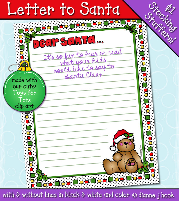 Letter to Santa Printable Download