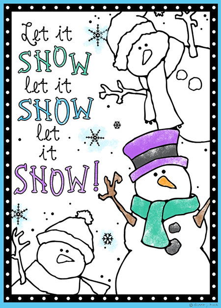 Winter Snowmen Clip Art Download
