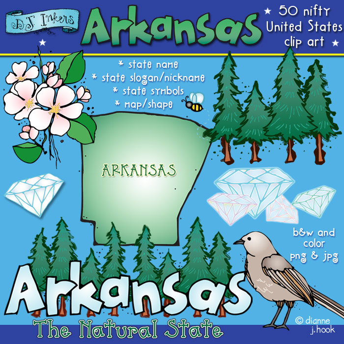 Arkansas USA Clip Art Download
