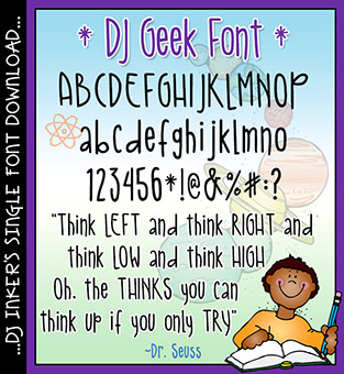 DJ Geek Font Download