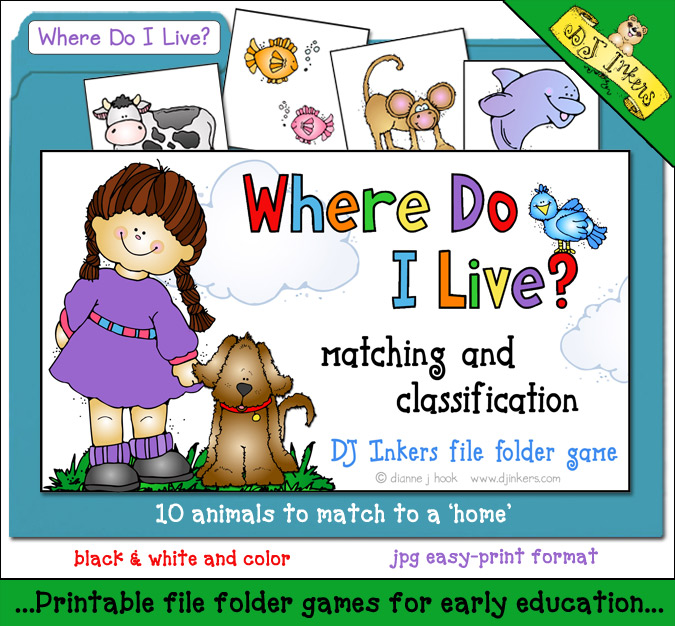 Where Do I Live File Folder Game Download