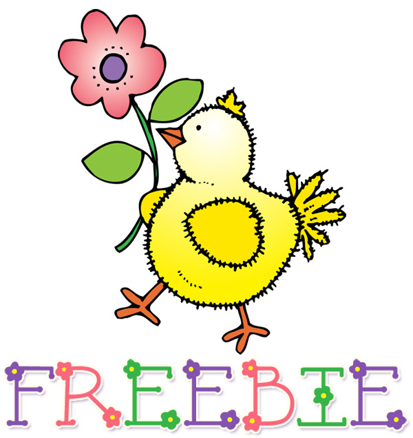 Flower Chick Clip Art FREEBIE