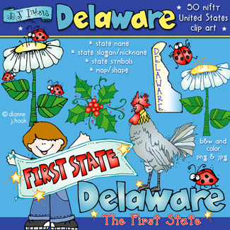 Delaware USA Clip Art Download