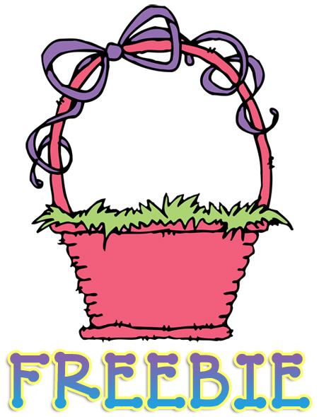 Easter Basket Clip Art FREEBIE