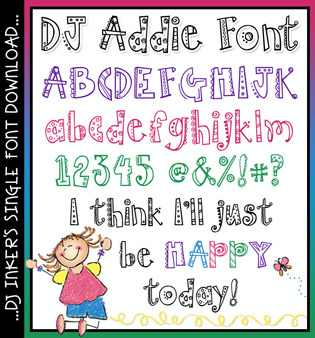 DJ Addie Font Download