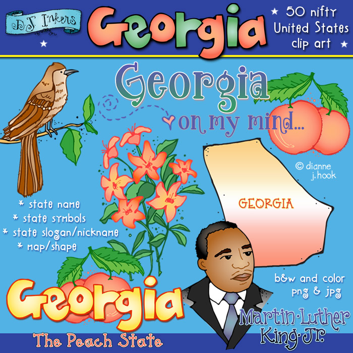 Georgia USA Clip Art Download
