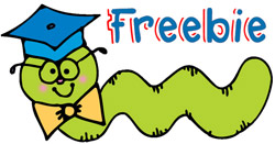 Graduation Bookworm Clip Art FREEBIE