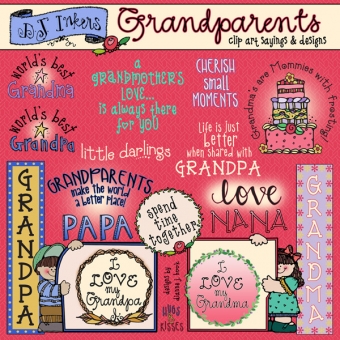 Grandparents - Sayings and Clip Art Download