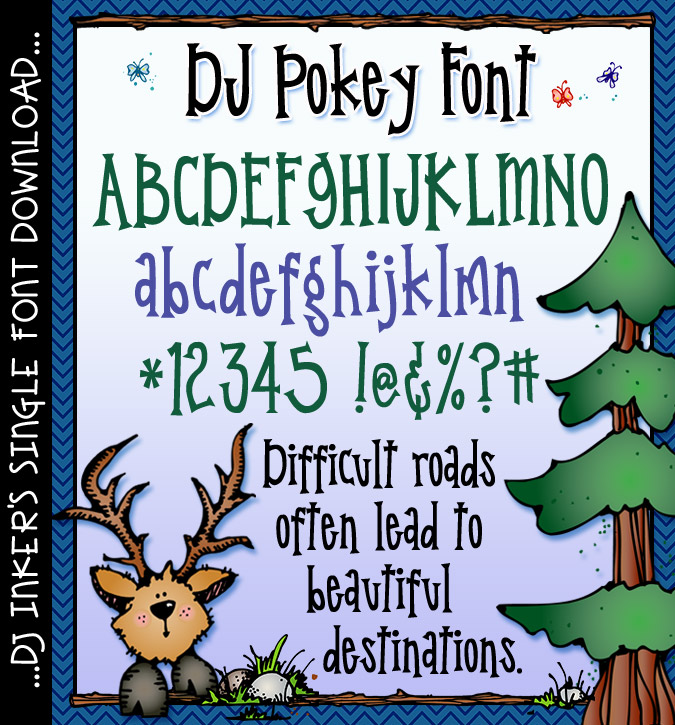DJ Pokey Font Download