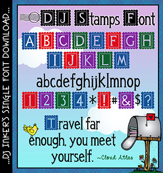 DJ Stamps Font Download