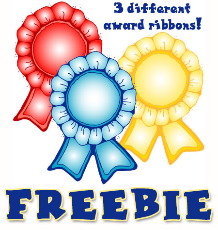 Award Ribbons Clip Art FREEBIE