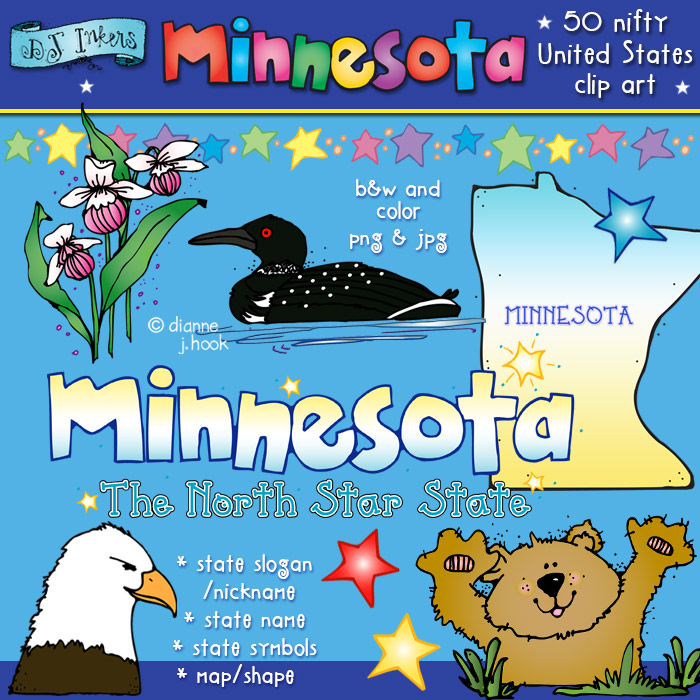 Minnesota USA Clip Art Download