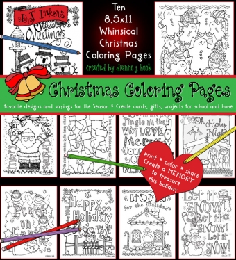 Christmas Coloring Pages Printable Download