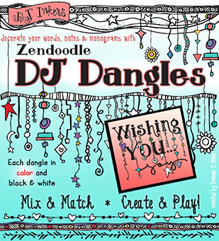 DJ Zen-Doodle Dangles Clip Art Download