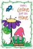 Cute gnome place like home clip art and font by DJ Inkers