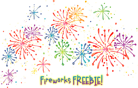 Fireworks Clip Art FREEBIE