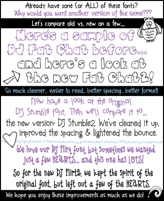 DJ's Favorite Fonts Collection - 10 Font Bundle