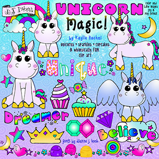 Unicorn Magic Clip Art Download