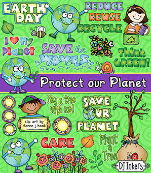 Protect our Planet - Conservation Clip Art Download