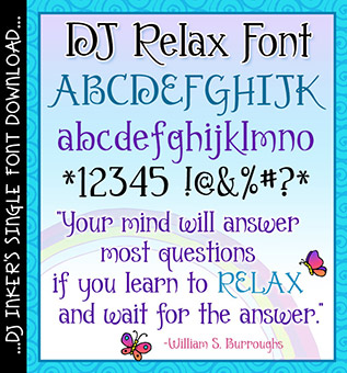 DJ Relax Font Download