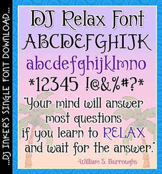 DJ Relax Font Download