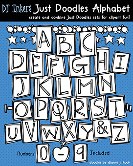 Just Doodles Clip Art Alphabet Download