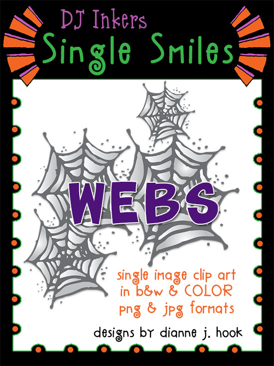 Webs - Single Smiles Clip Art Image