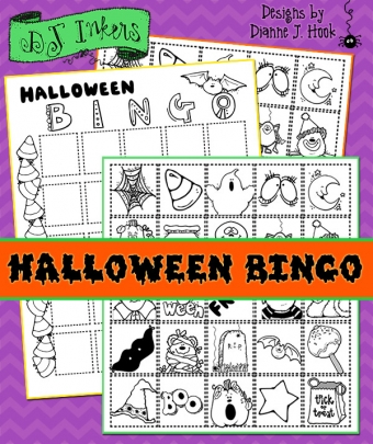 Halloween Fun Bundle - Costume Certificates, Labels, Games and Printables