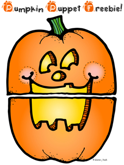 Pumpkin Puppet Printable Activity Download