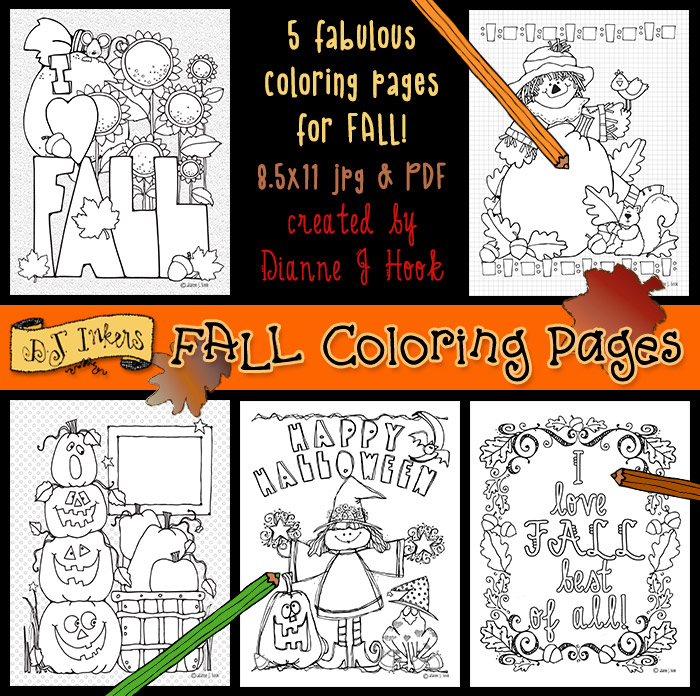 Fall Coloring Pages Printable Download