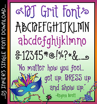 DJ Grit Font Download