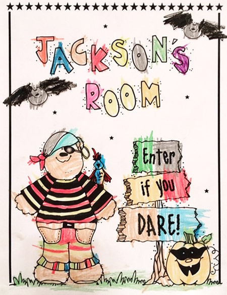 Enter if you Dare - Printable Halloween Door Sign for Kids