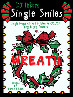 Wreath Clip Art - Single Smiles Image