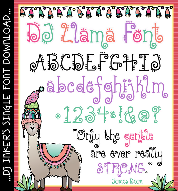 DJ Llama Font Download