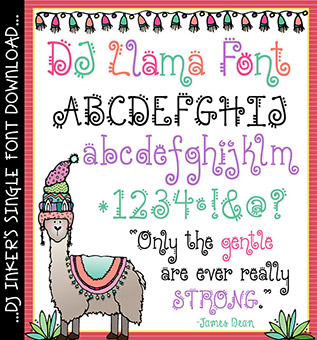 DJ Llama Font Download