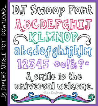 DJ Swoop Font Download