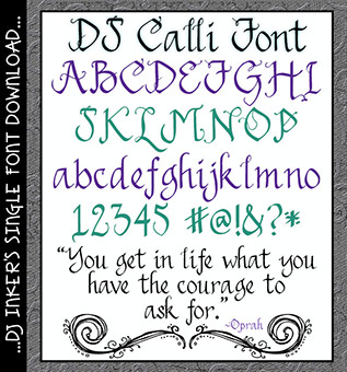 DJ Calli Font Download