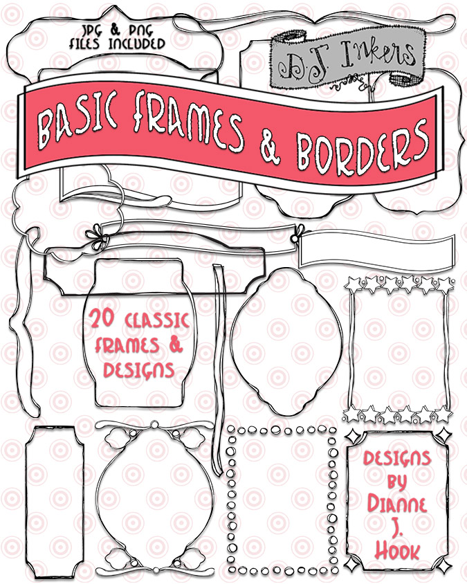 Basic Frames and Borders Clip Art Download