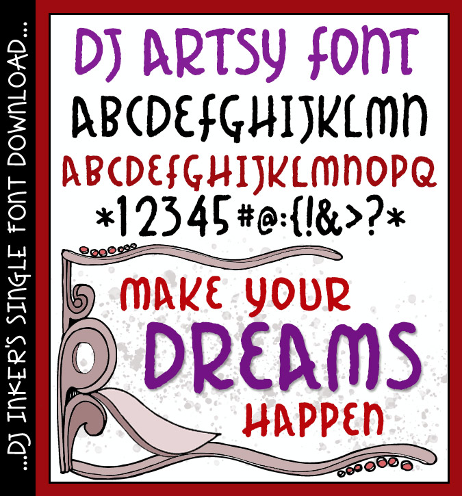 DJ Artsy Font Download