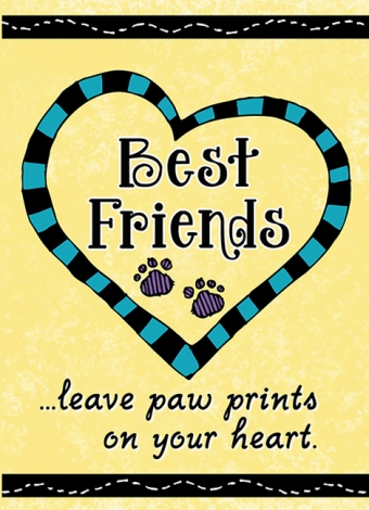 Paw Prints - Single Smiles Clip Art Image