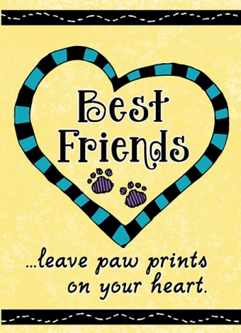 Paw Prints - Single Smiles Clip Art Image