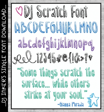 DJ Scratch Font Download