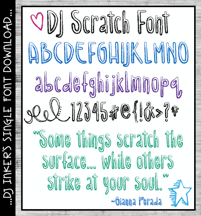 DJ Scratch Font Download