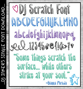 DJ Scratch Font Download