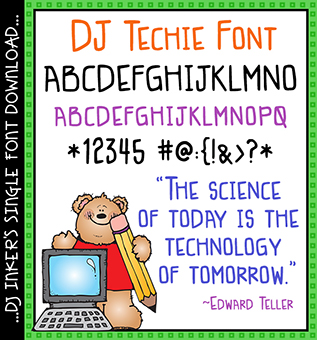 DJ Techie Font Download