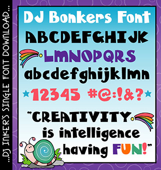 DJ Bonkers Font Download