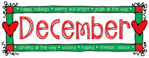 December header with DJ Mingle font by DJ Inkers