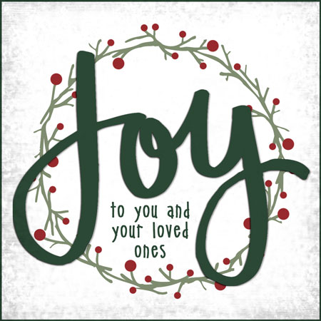 Joy for the Holidays clip art by DJ Inkers