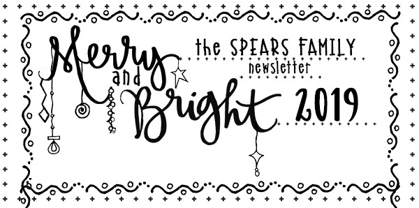 Merry & Bright holidays newsletter header