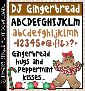 DJ Cookie Filled Font - Bold, Sweet Lettering by DJ Inkers